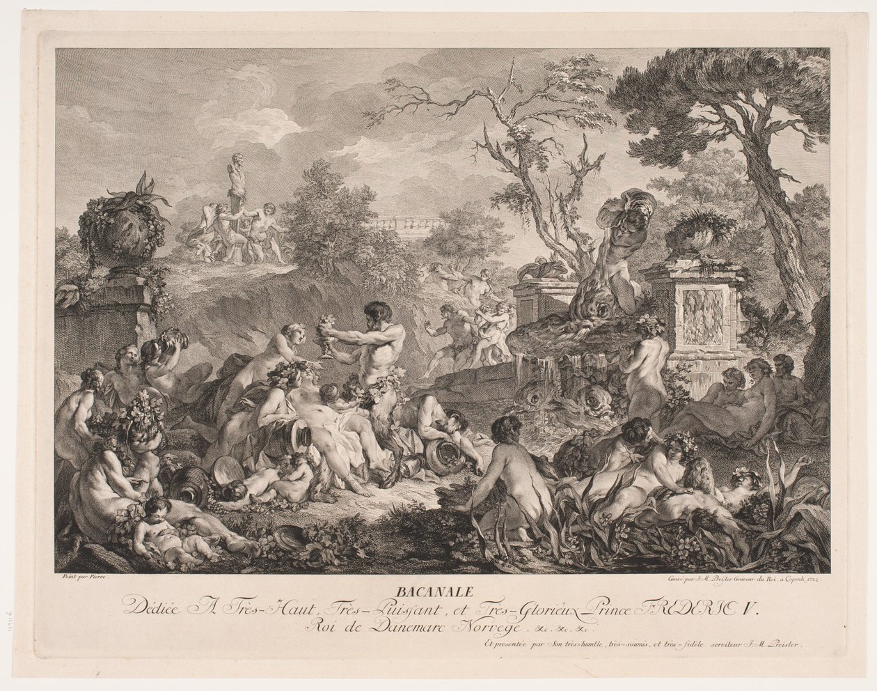 Bacchanal af Johan Martin Preisler