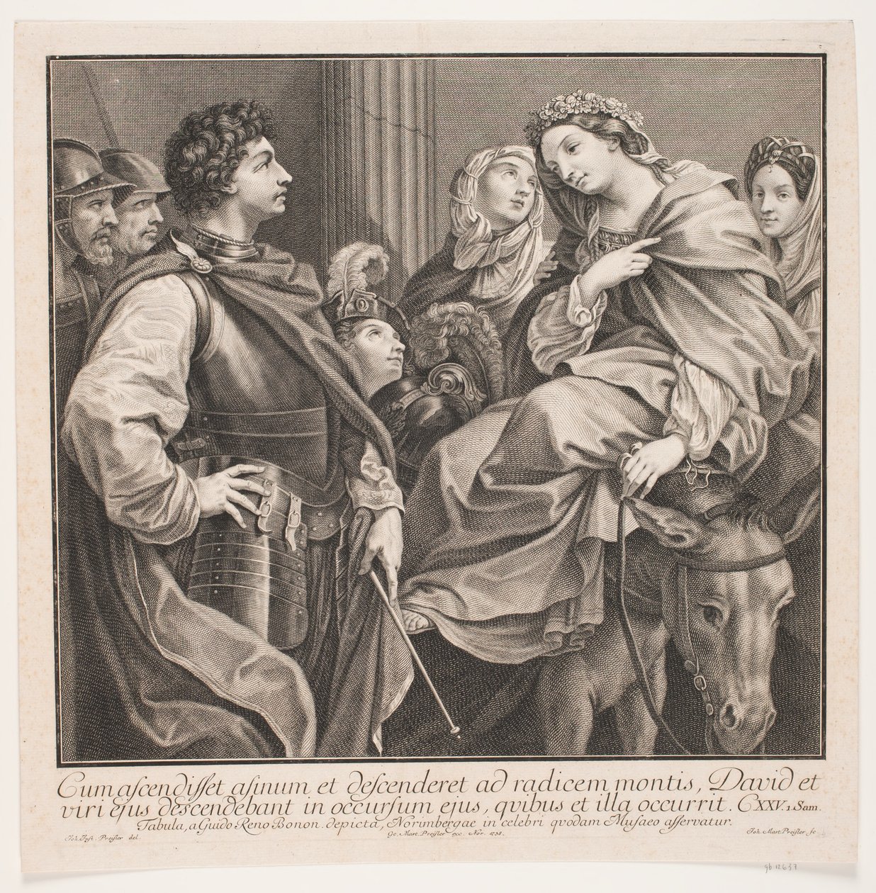 David og Abigail af Johan Martin Preisler