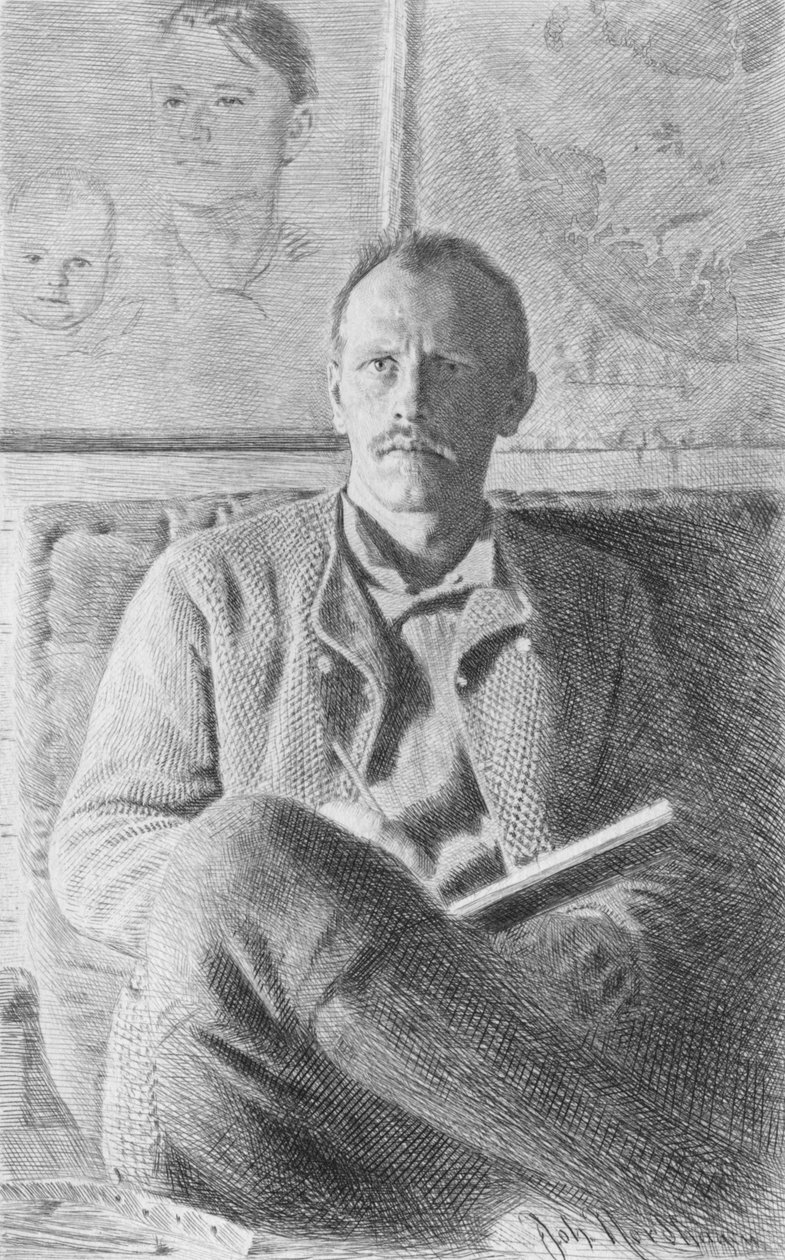Fridtjof Nansen, 1897 af Johan Nordhagen