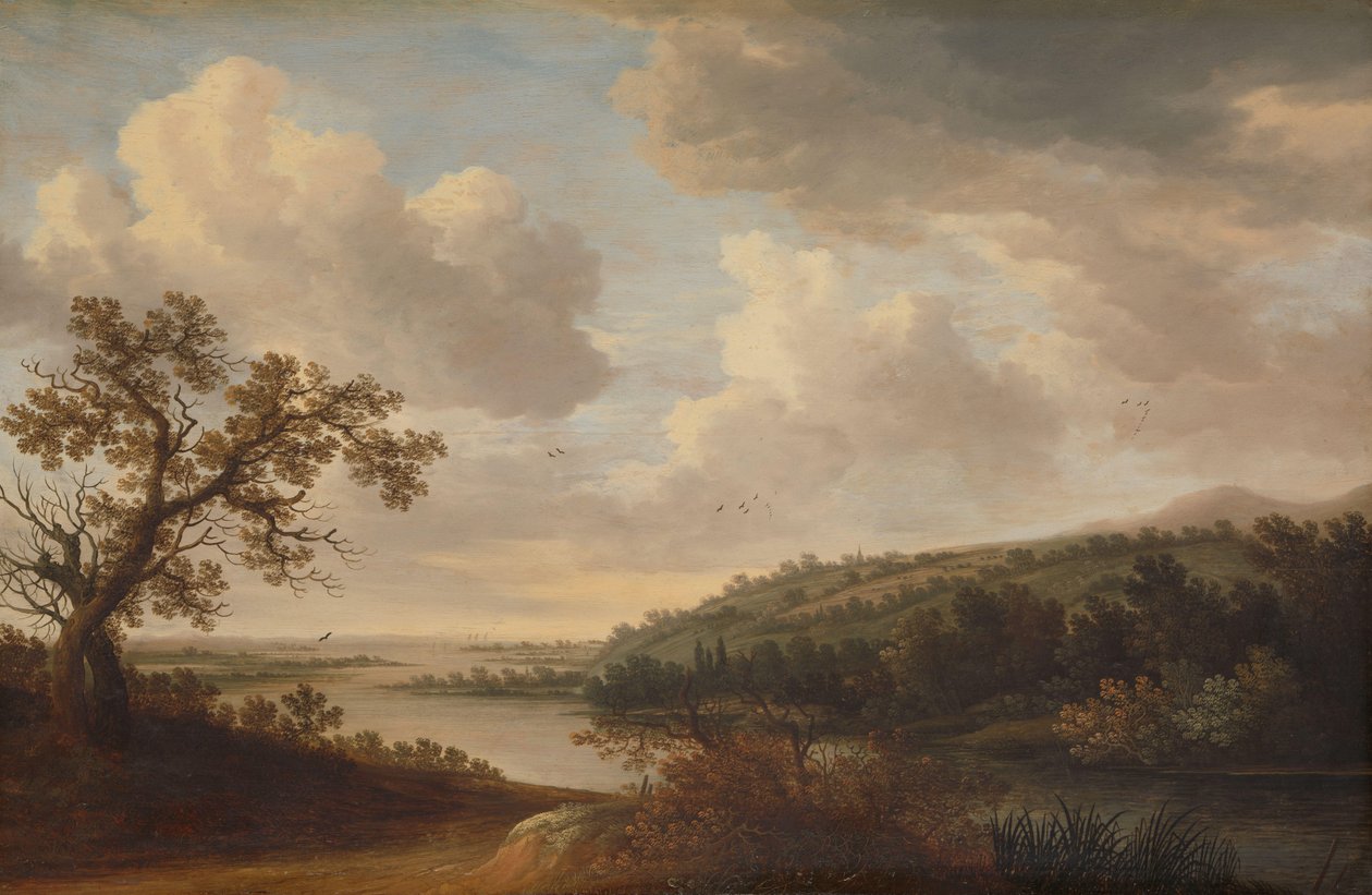 Udsigt over floden af Johan Pietersz. Schoeff