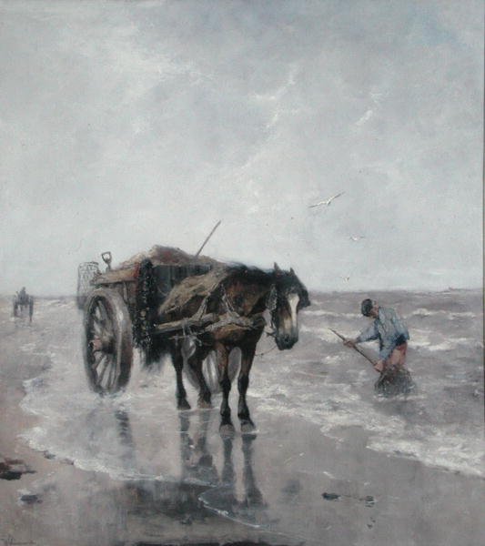 Sea Breezes (olie på lærred) af Johan Scherrewitz