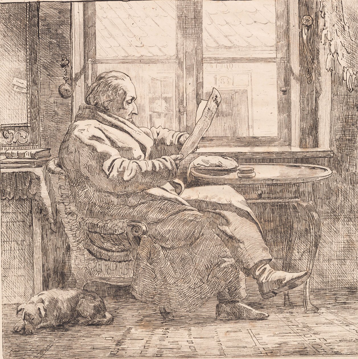 Justitsråd Emanuel Bonnevie af Johan Thomas Lundbye