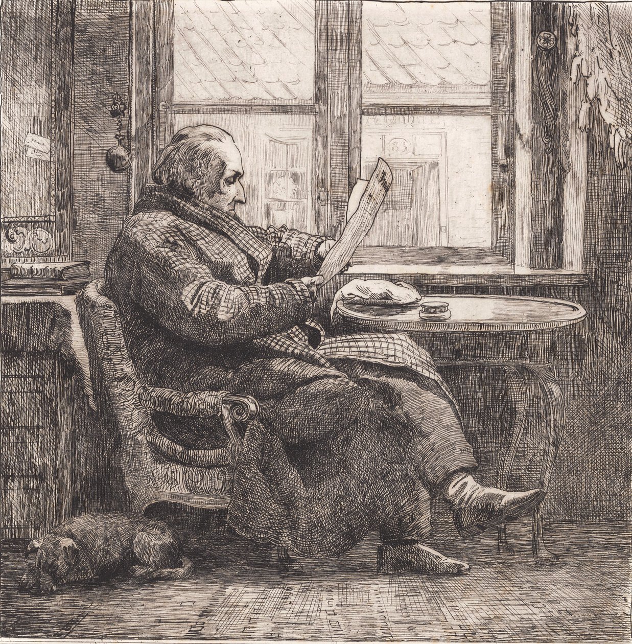 Justitsråd Emanuel Bonnevie af Johan Thomas Lundbye