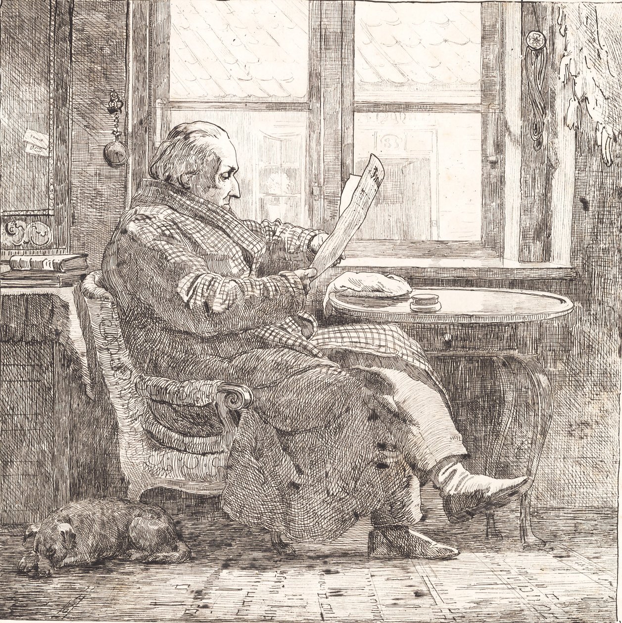 Justitsråd Emanuel Bonnevie af Johan Thomas Lundbye