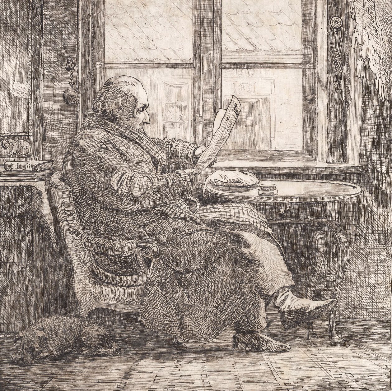 Justitsråd Emanuel Bonnevie af Johan Thomas Lundbye