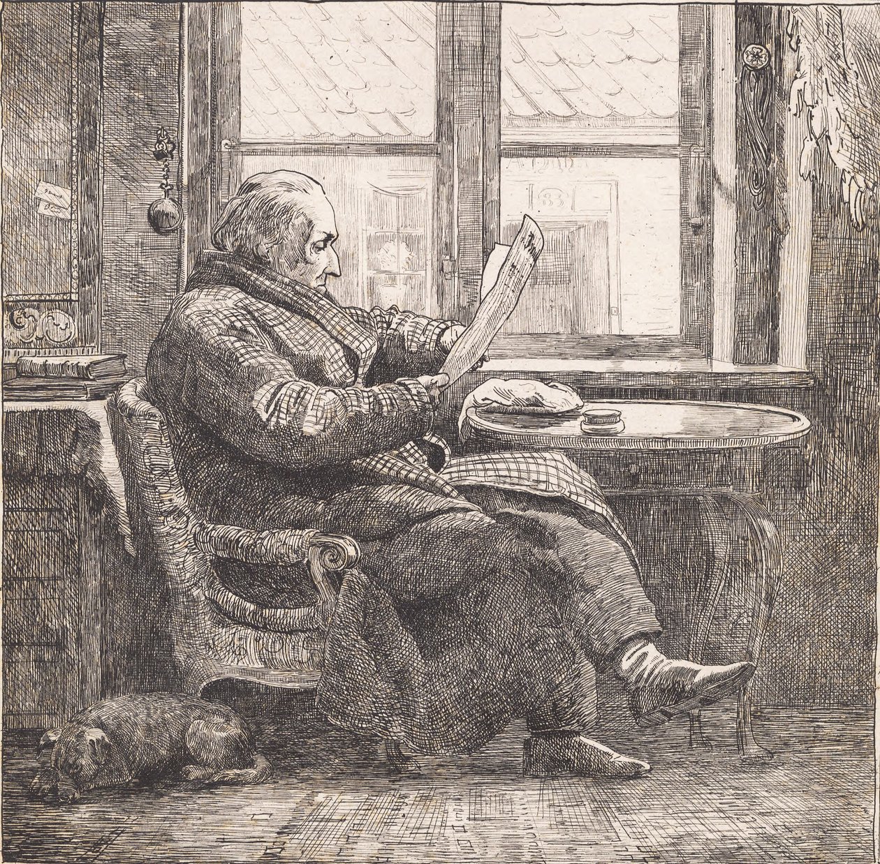 Justitsråd Emanuel Bonnevie af Johan Thomas Lundbye