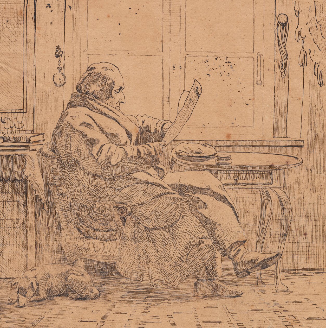 Justitsråd Emanuel Bonnevie af Johan Thomas Lundbye