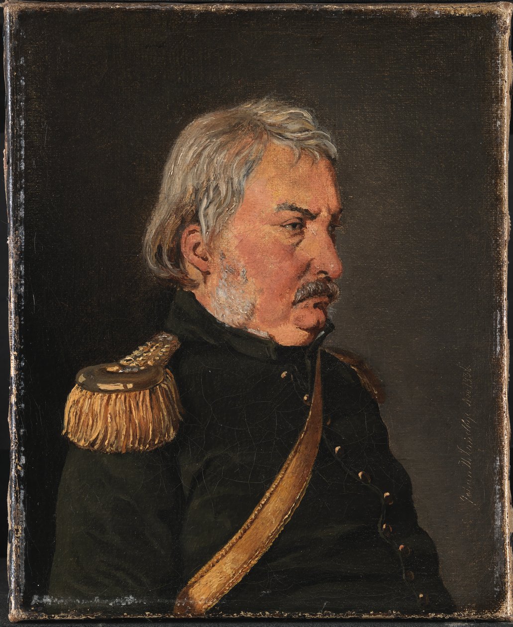 Oberst Joachim Theodor Lundbye, kunstnerens fader af Johan Thomas Lundbye