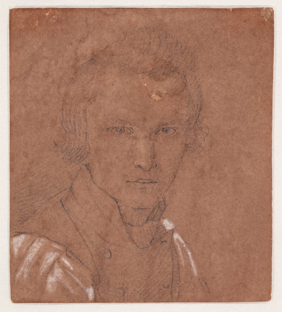 Selvportræt af Johan Thomas Lundbye