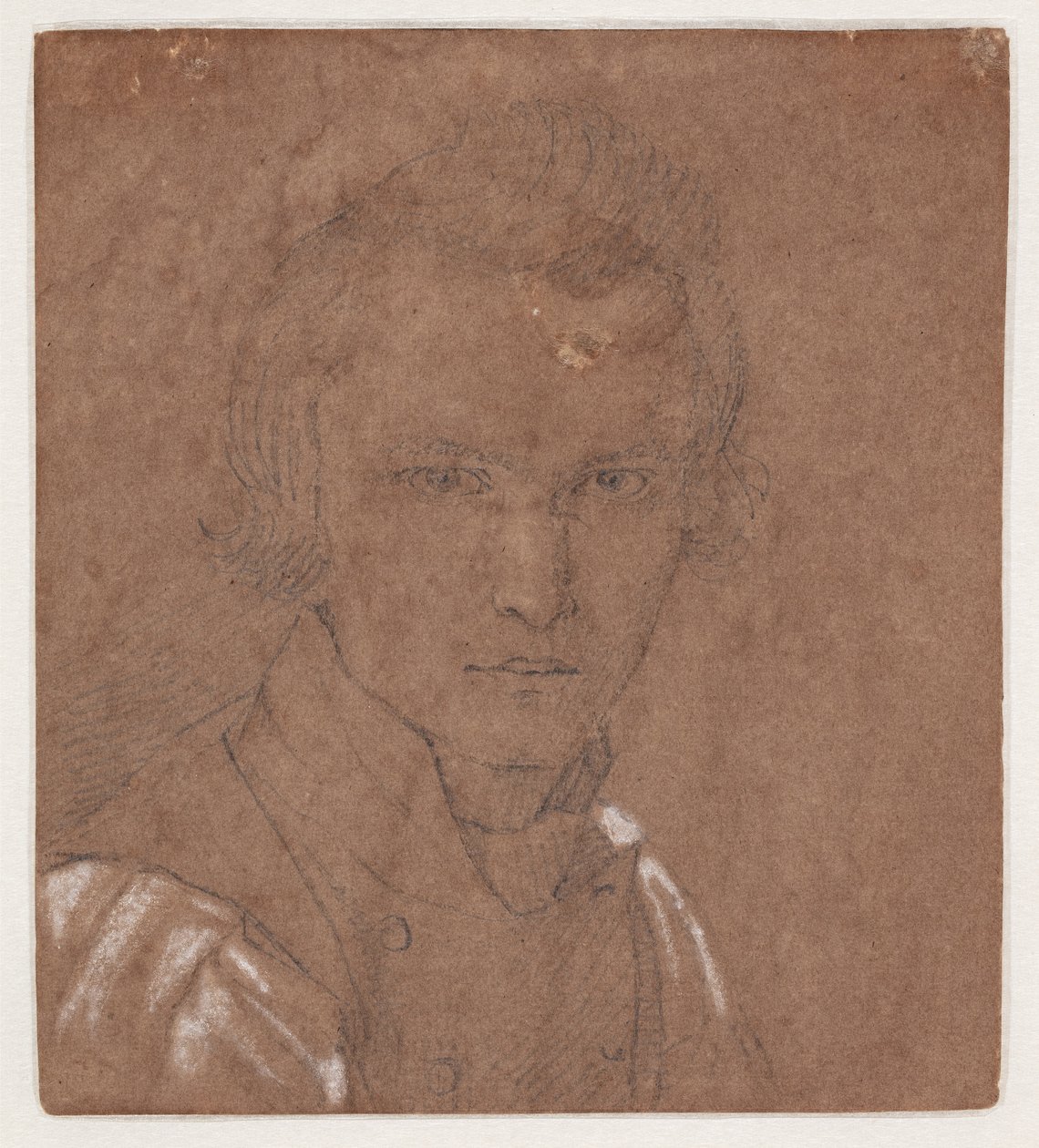 Selvportræt af Johan Thomas Lundbye