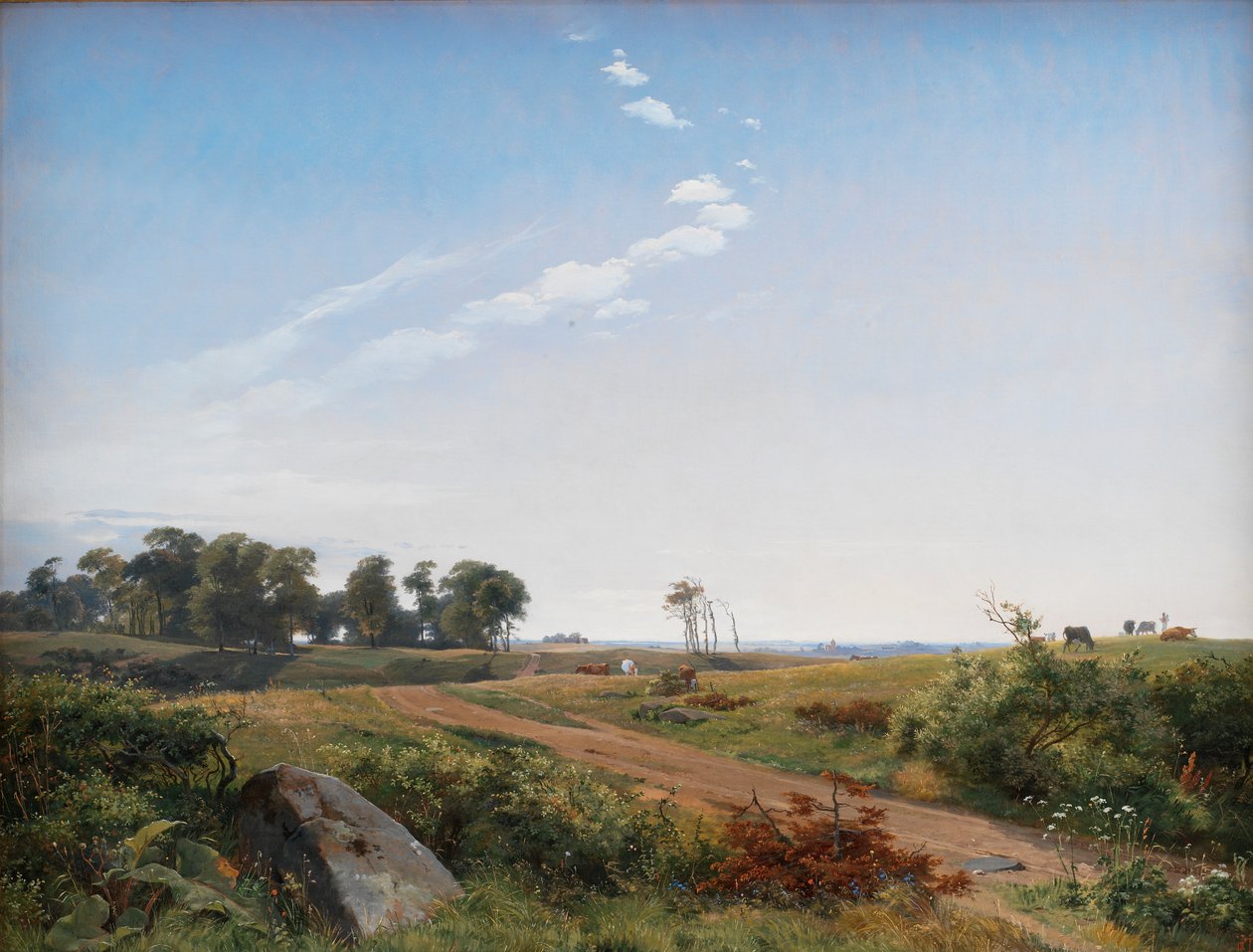 Sjællandsk Landskab. Åbent Land i Nordsjælland af Johan Thomas Lundbye