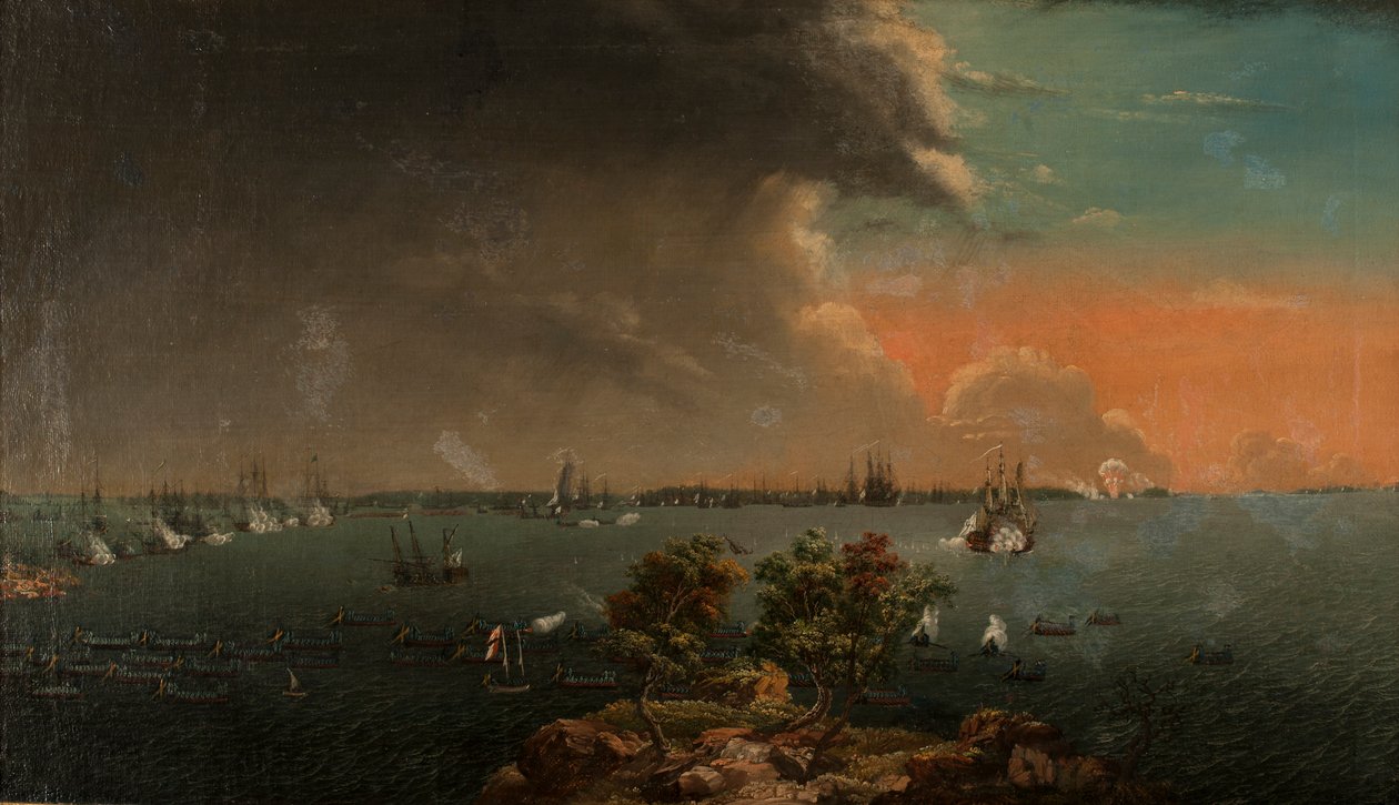 Andet russisk-svenske slag ved Svensksund den 10. juli 1790. af Johan Tietrich Schoultz
