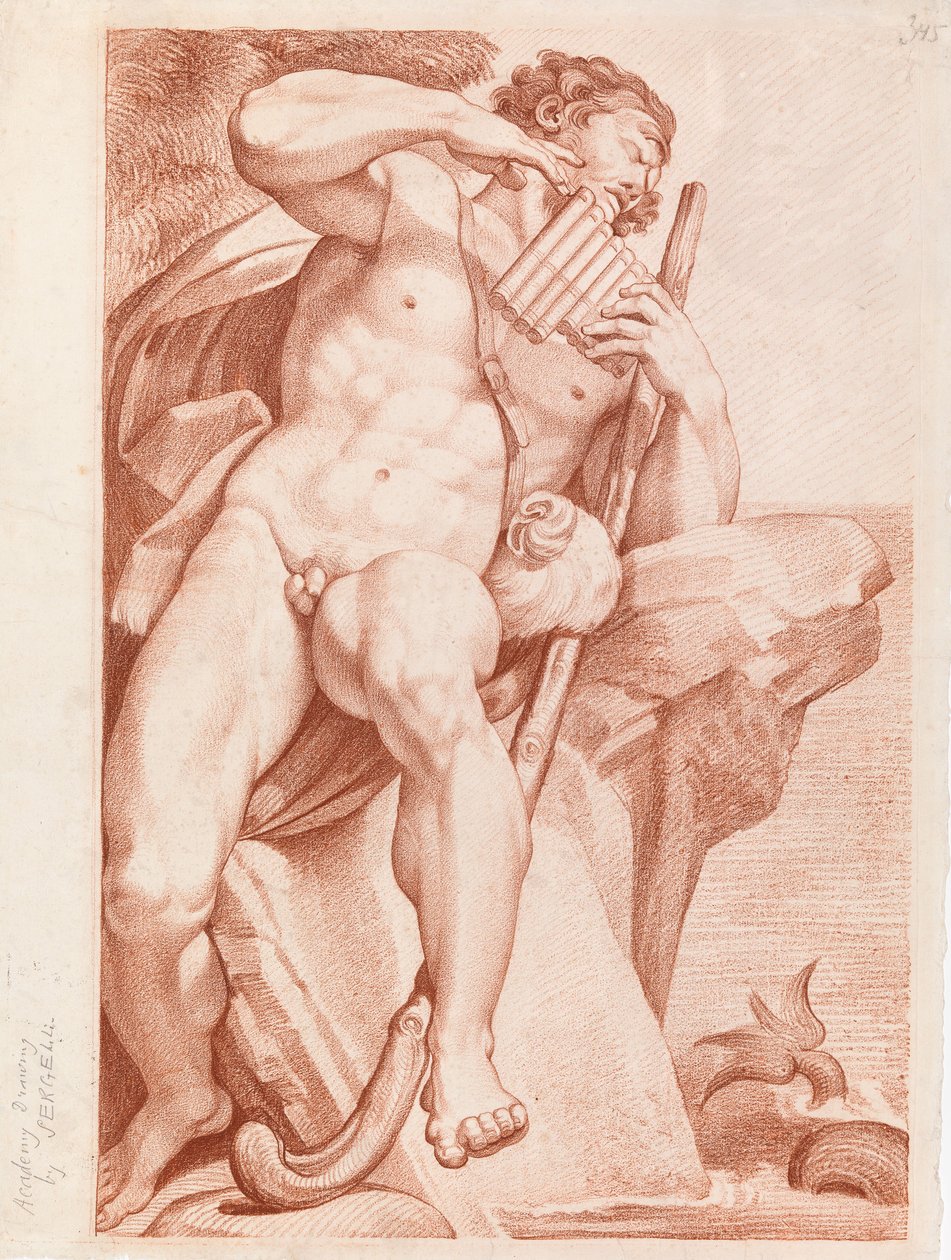 Polyphemus spielt die Panflöte af Johan Tobias Sergel