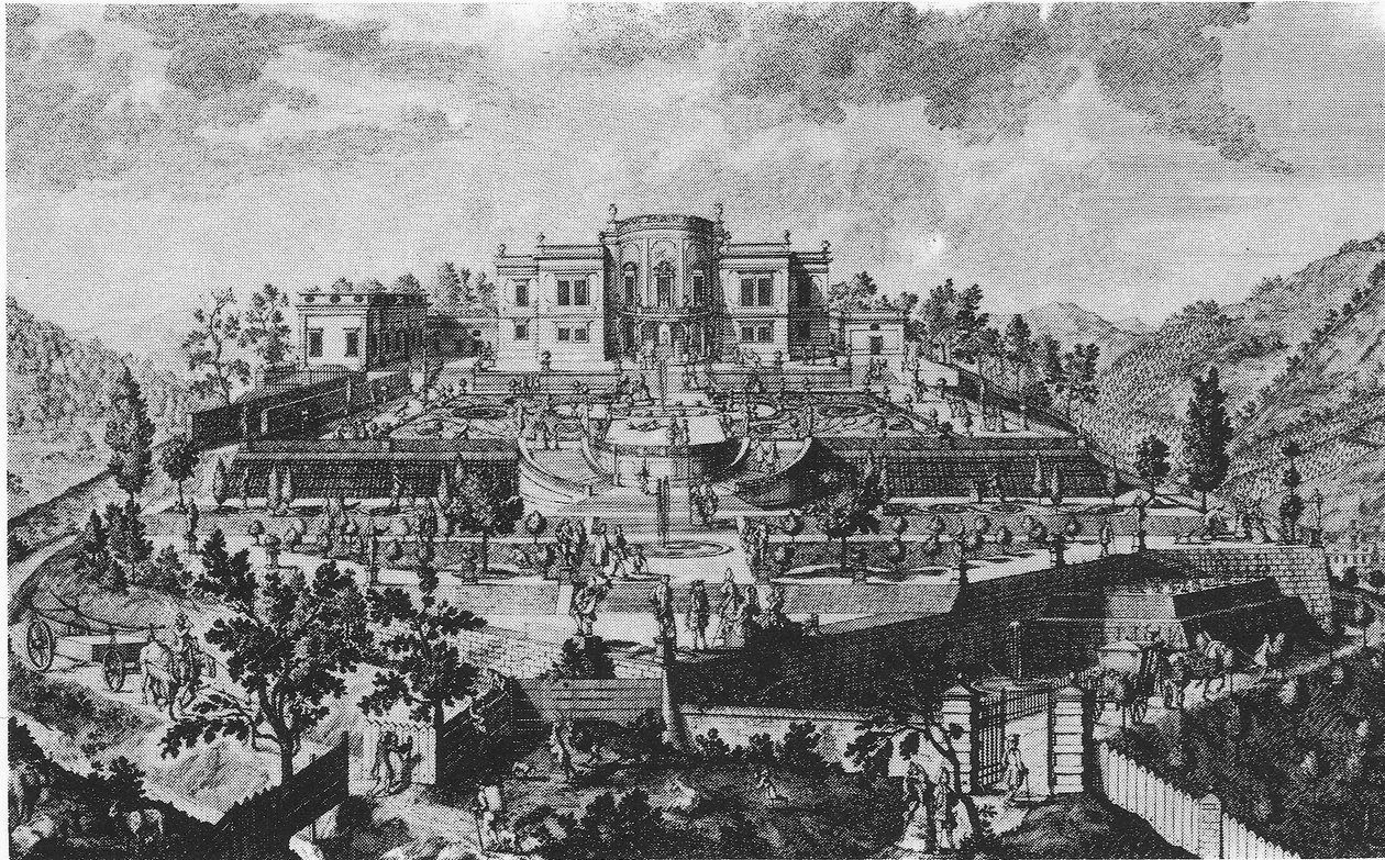 Schloss Neuwaldegg af Johann Adam Delsenbach