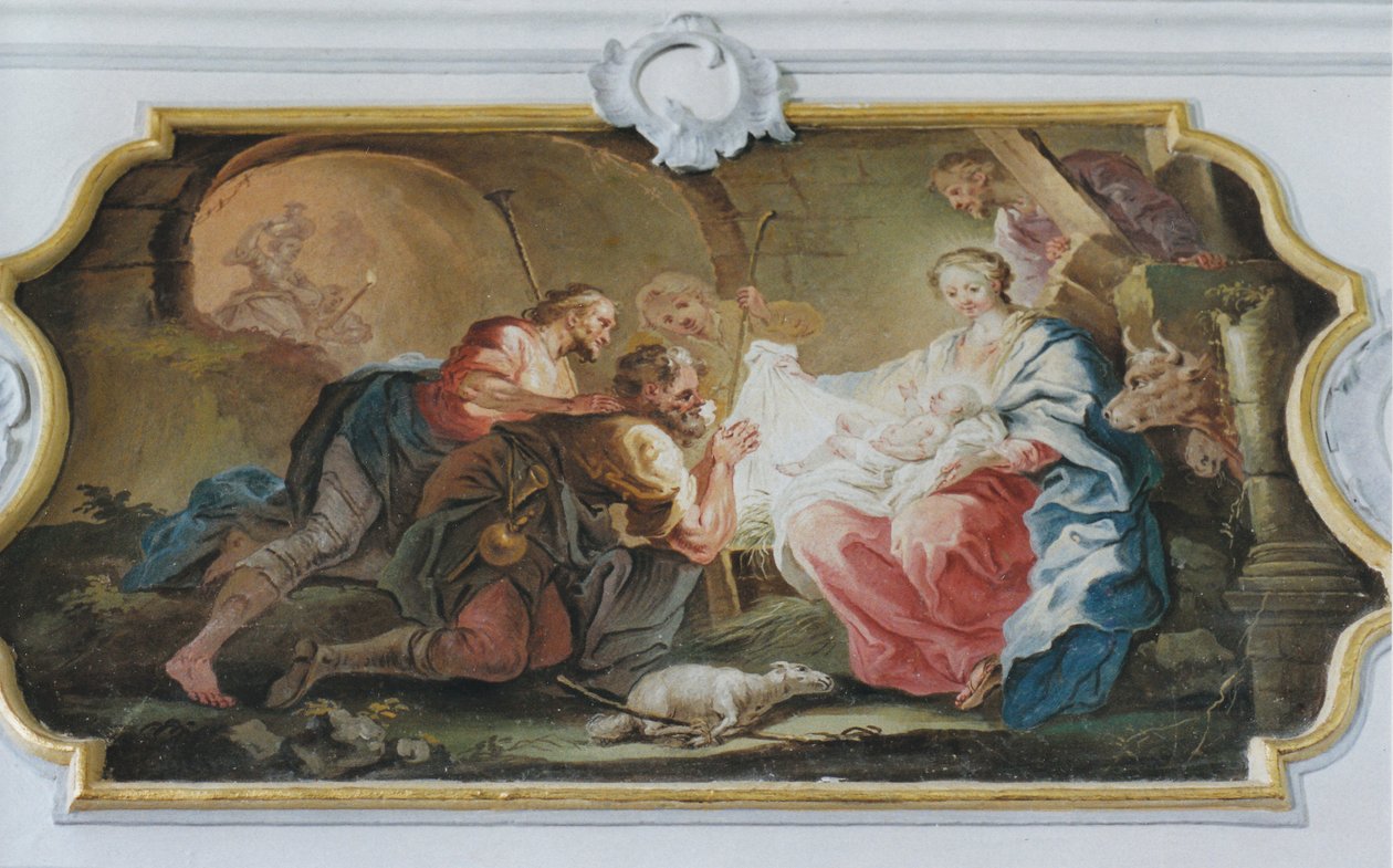 Tilbedelse af hyrderne af Johann Baptist Enderle