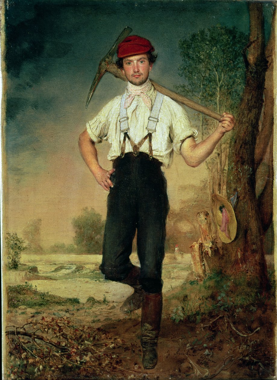 Arbejder, 1848 af Johann Baptist Reiter