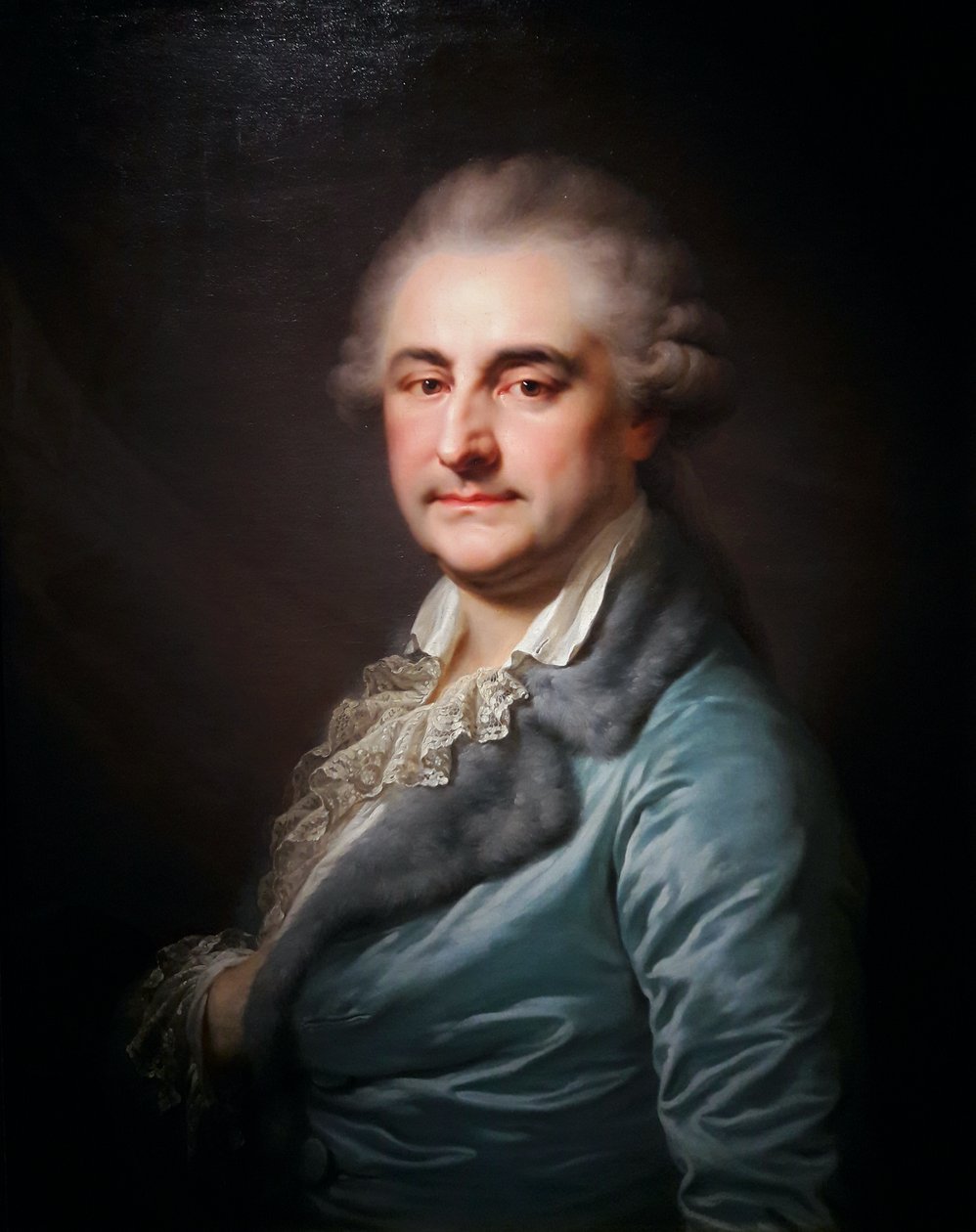 Portræt af Stanislaus August i morgenkåbe af Johann Baptist von Lampi the Elder