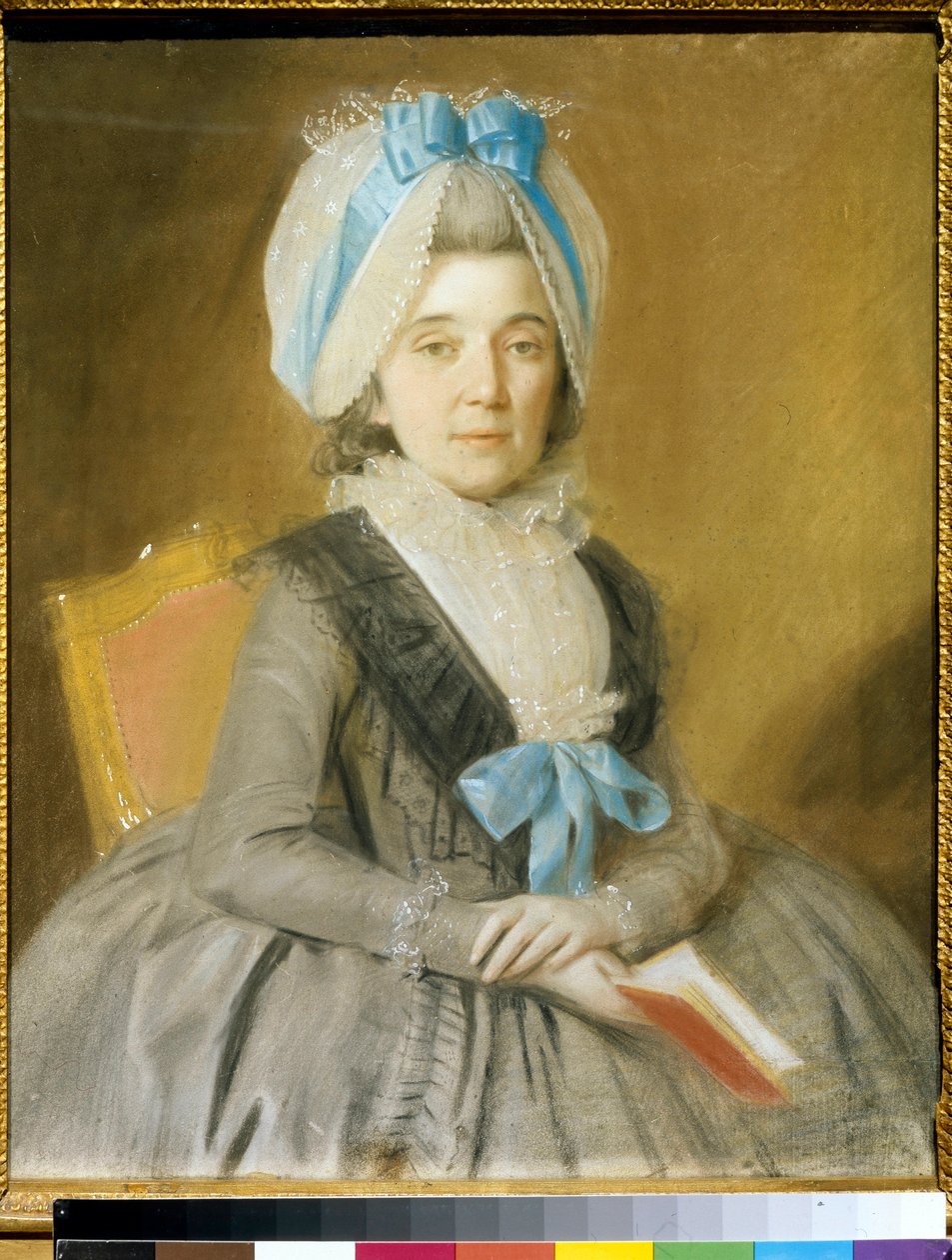 Portræt af prinsesse Praskovia Ivanovna Galitzine (pastel på pergament) af Johann Bardou