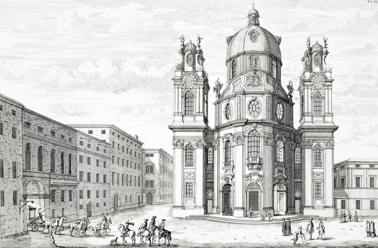 Notre Dame-kirken, Salzburg, Østrig, fra 