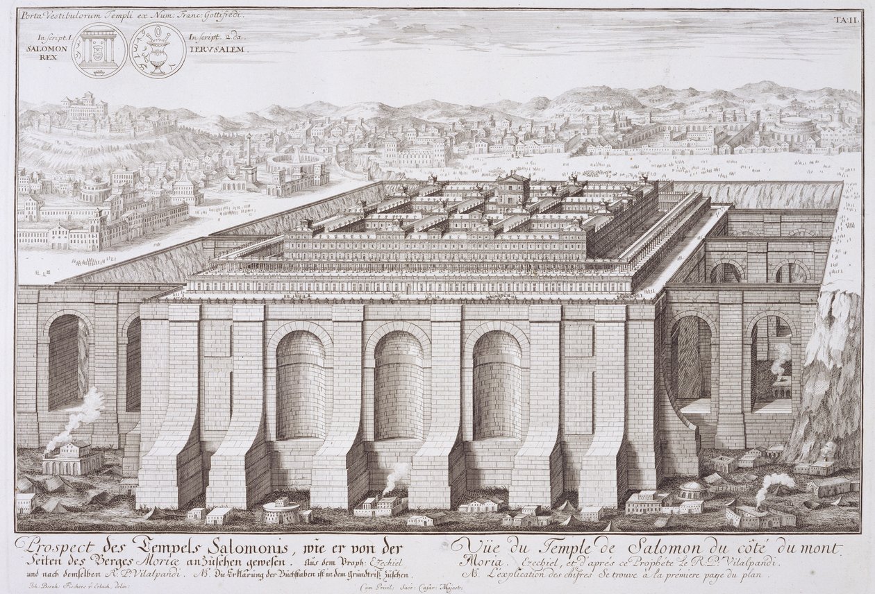 Salomons tempel, Jerusalem, fra 