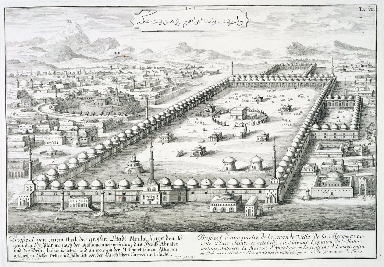 Udsigt over Mekka, fra 