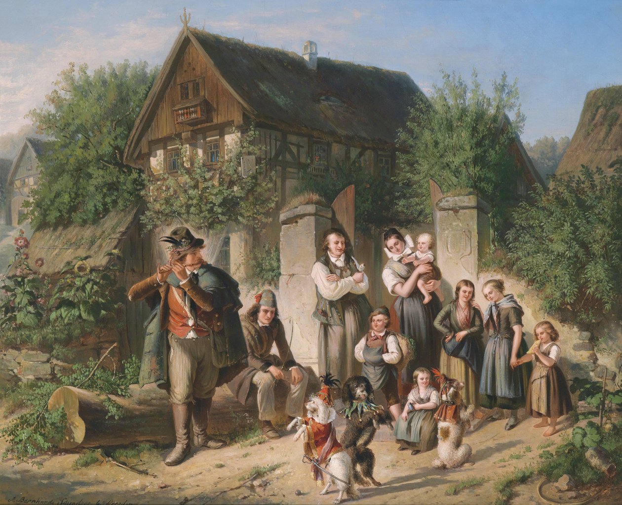 Dansforestillingen af Johann Bernhard Schmelzer