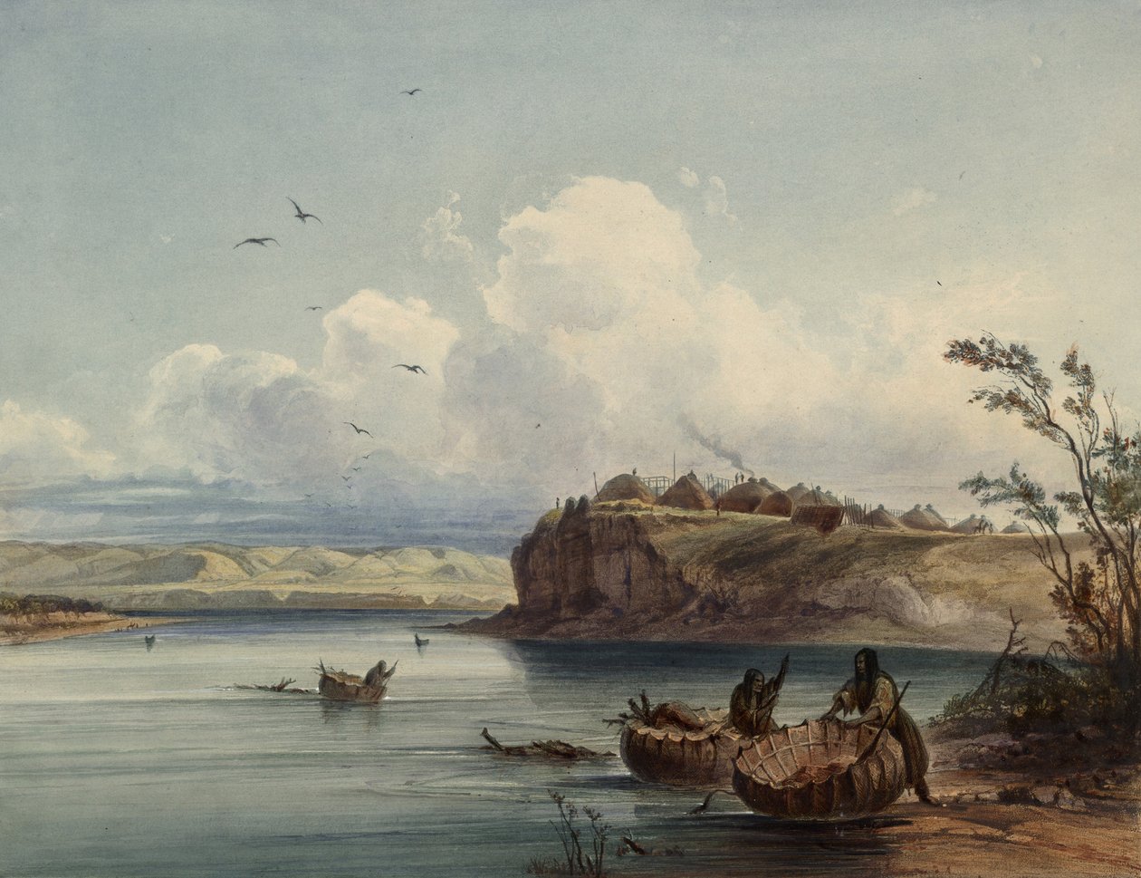 Se kildebillede, lige beskåret det enorme vaniljeområde af Karl Bodmer