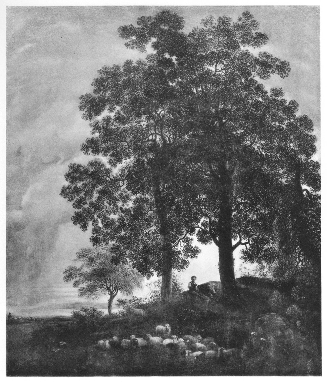 Aftenlandskab af Johann Christian Klengel