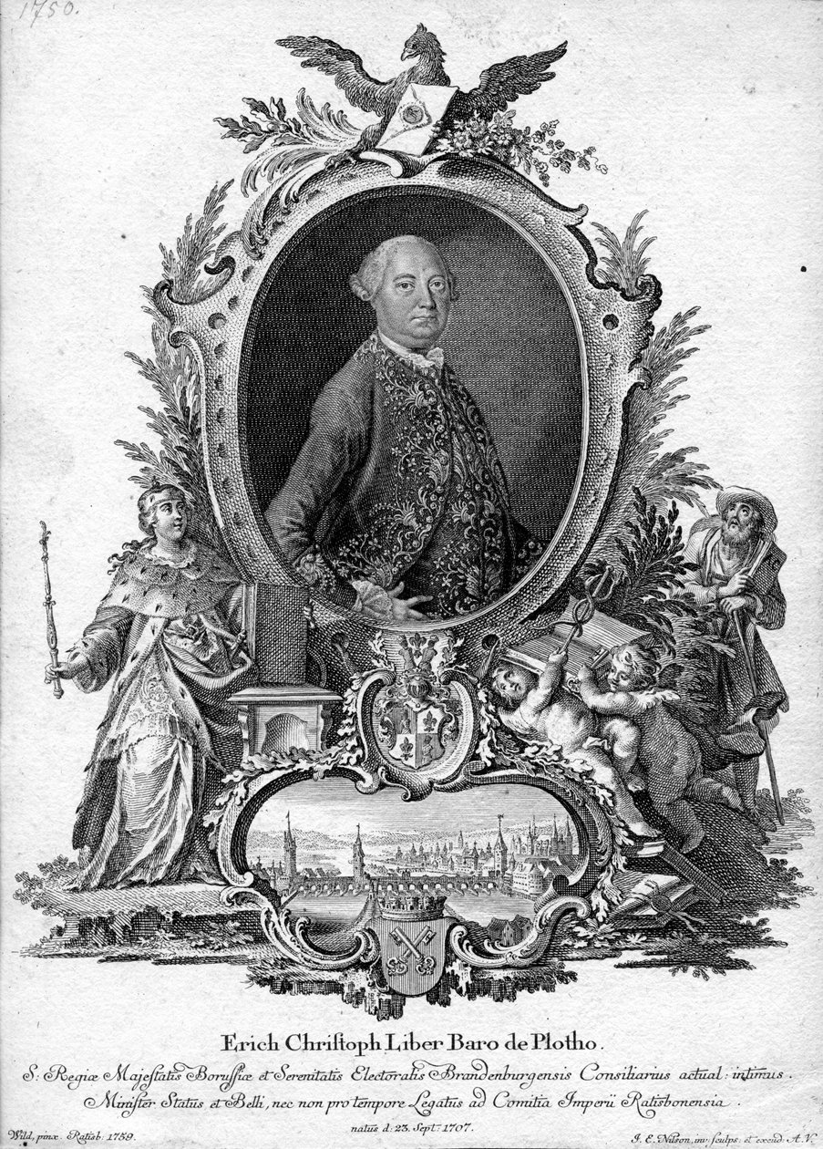 graveret portræt af Johannes Esaias Nilson