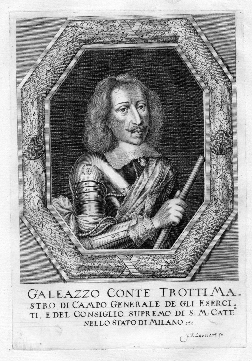 Gian Galeazzo Trotti af Johann Friedrich Leonart