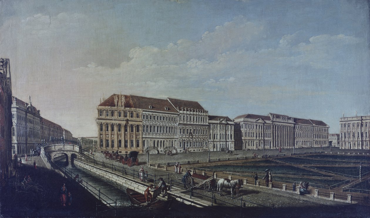 Postkontoret i Potsdam, 1784 af Johann Friedrich Meyer