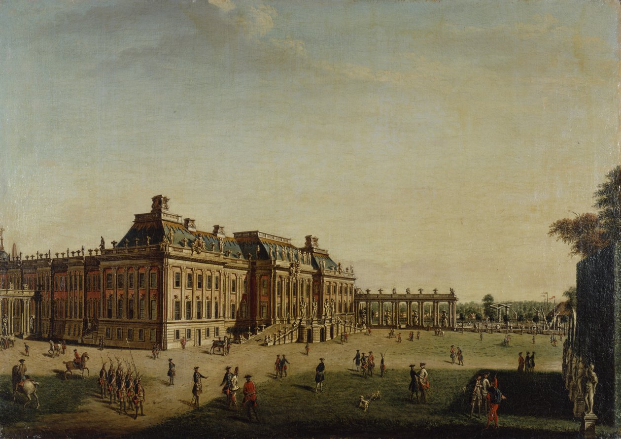 Byslottets havefront, 1773 af Johann Friedrich Meyer