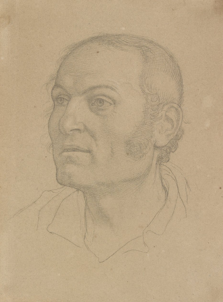Hoved af en mand af Friedrich Overbeck