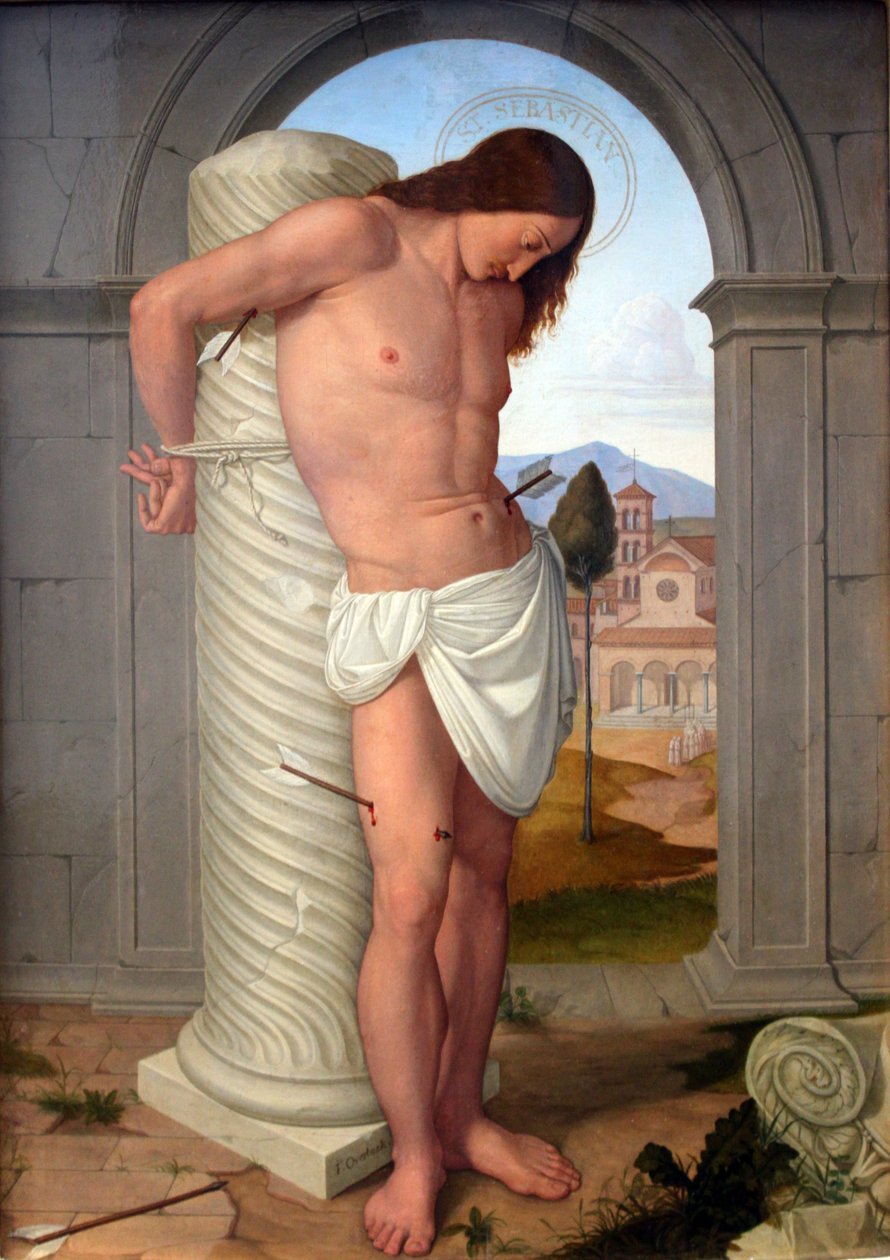 Sankt Sebastian af Johann Friedrich Overbeck