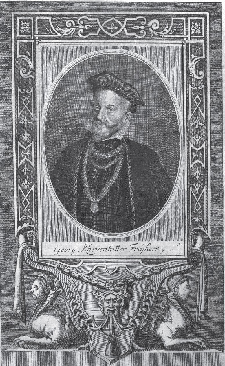 Portræt af Georg von Kevenhüller af Johann Friedrich Rosbach