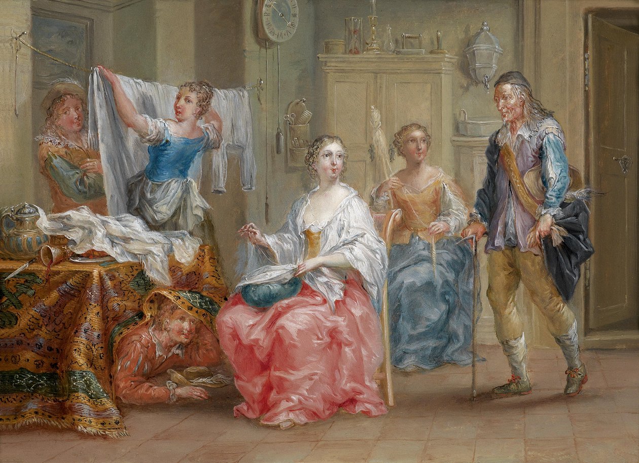 De forstyrrede elskere af Johann Georg Platzer