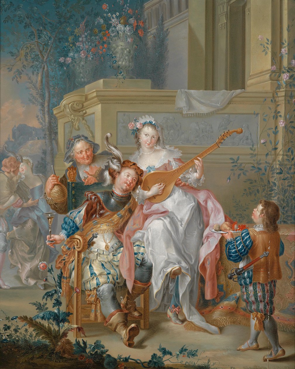 Udendørs musik samfund af Johann Georg Platzer