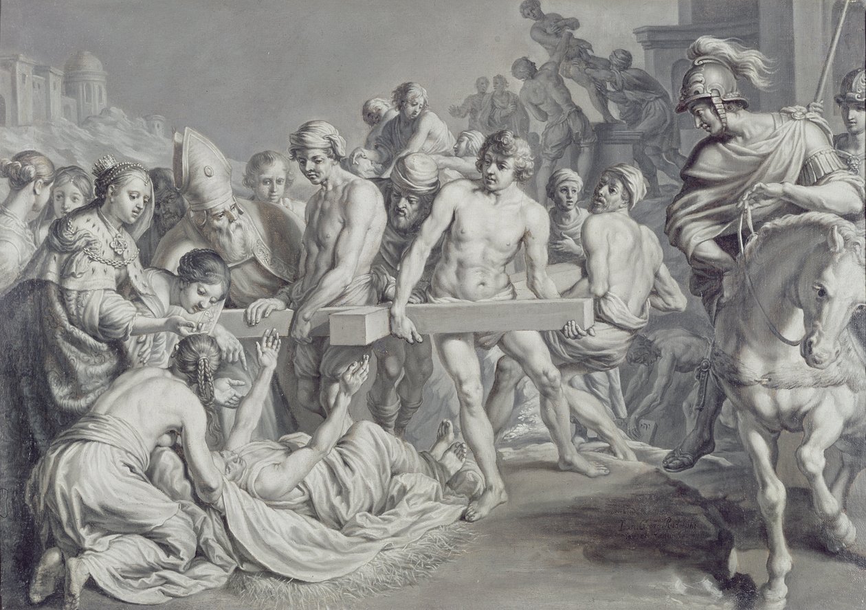 Opdagelsen af det sande kors af Johann Georg Rudolphi