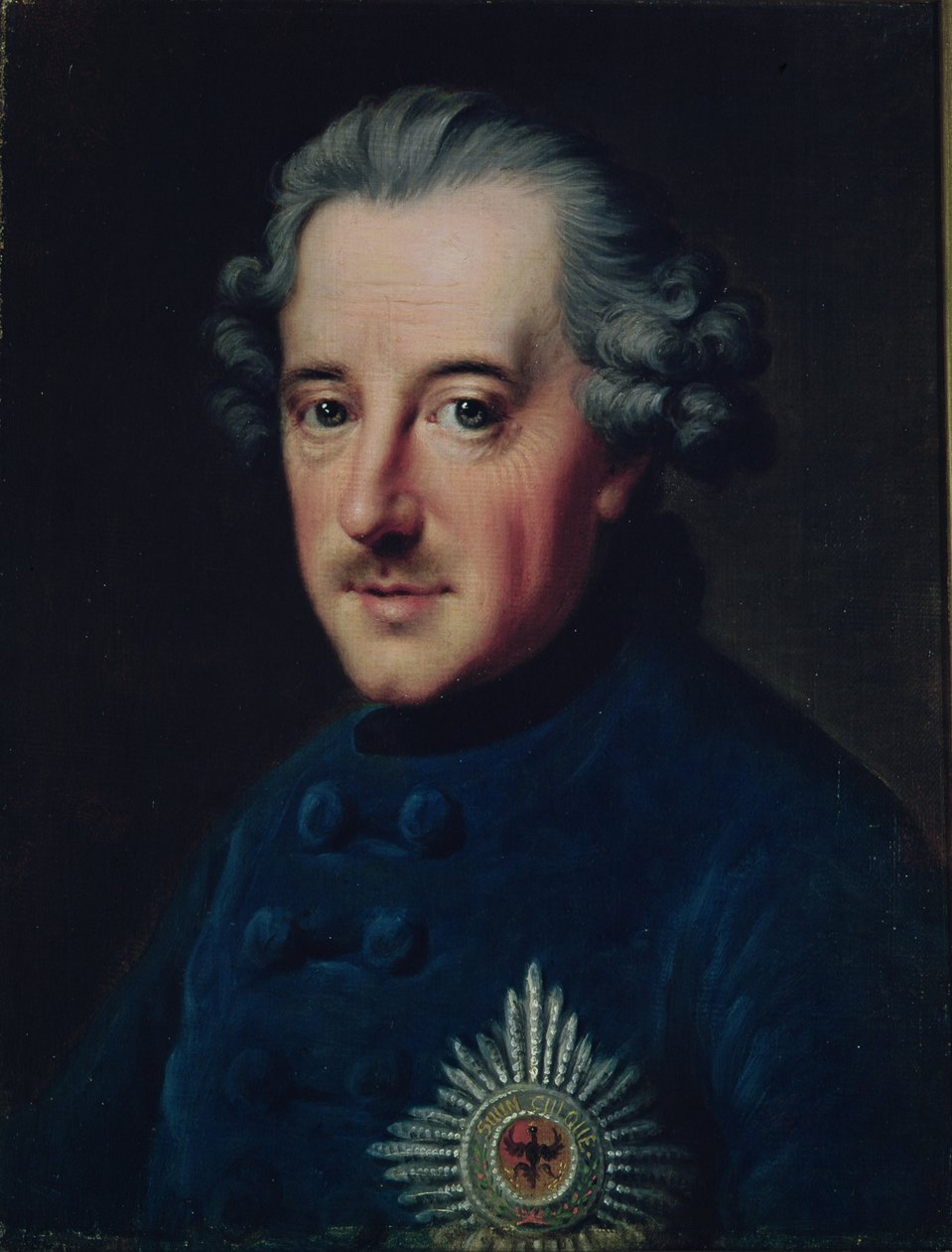 Frederik II den Store (1712-86) af Johann Georg Ziesenis