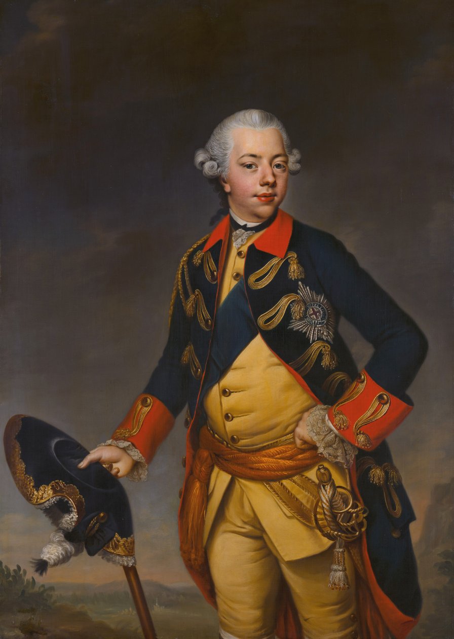 Portræt af Stadholder Willem V (1748-1806) af Johann Georg Ziesenis