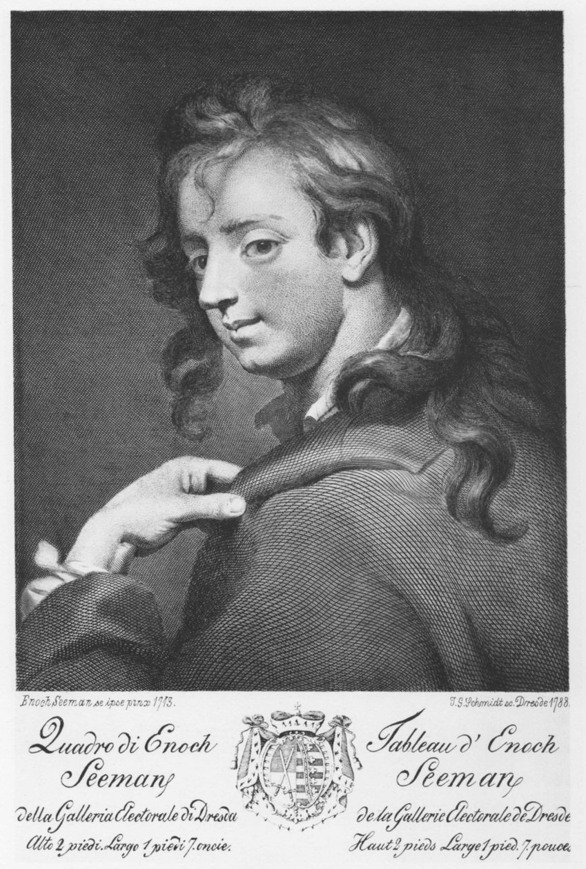 kobberstik af Johann Gottfried Schmidt