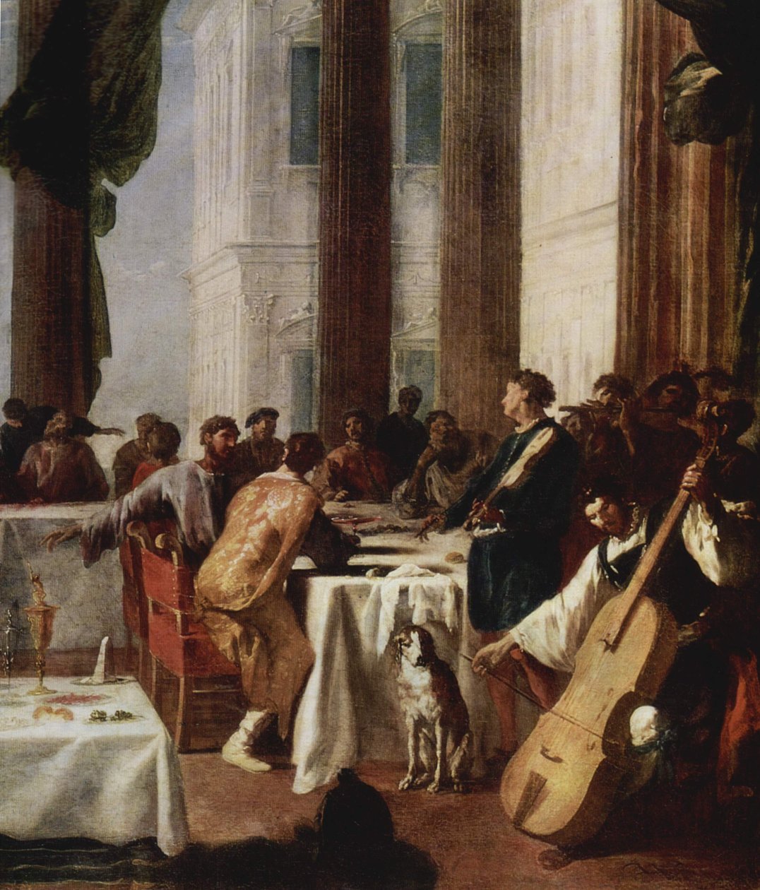 Bryllup på Cana af Johann Heinrich Schönfeld