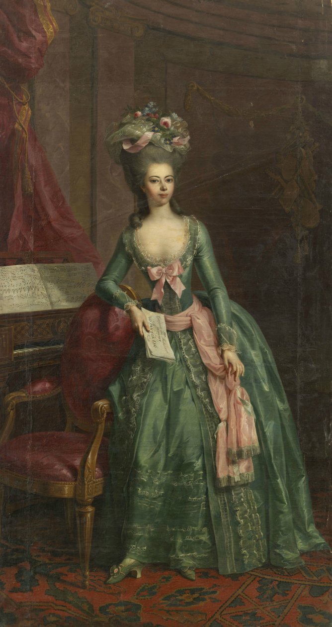 Juliane, prinsesse af Schaumburg-Lippe af Johann Heinrich Tischbein