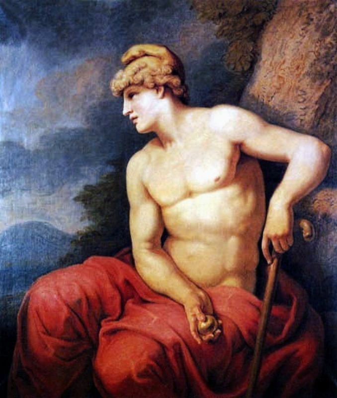Paris med Applen af Johann Heinrich Wilhelm Tischbein
