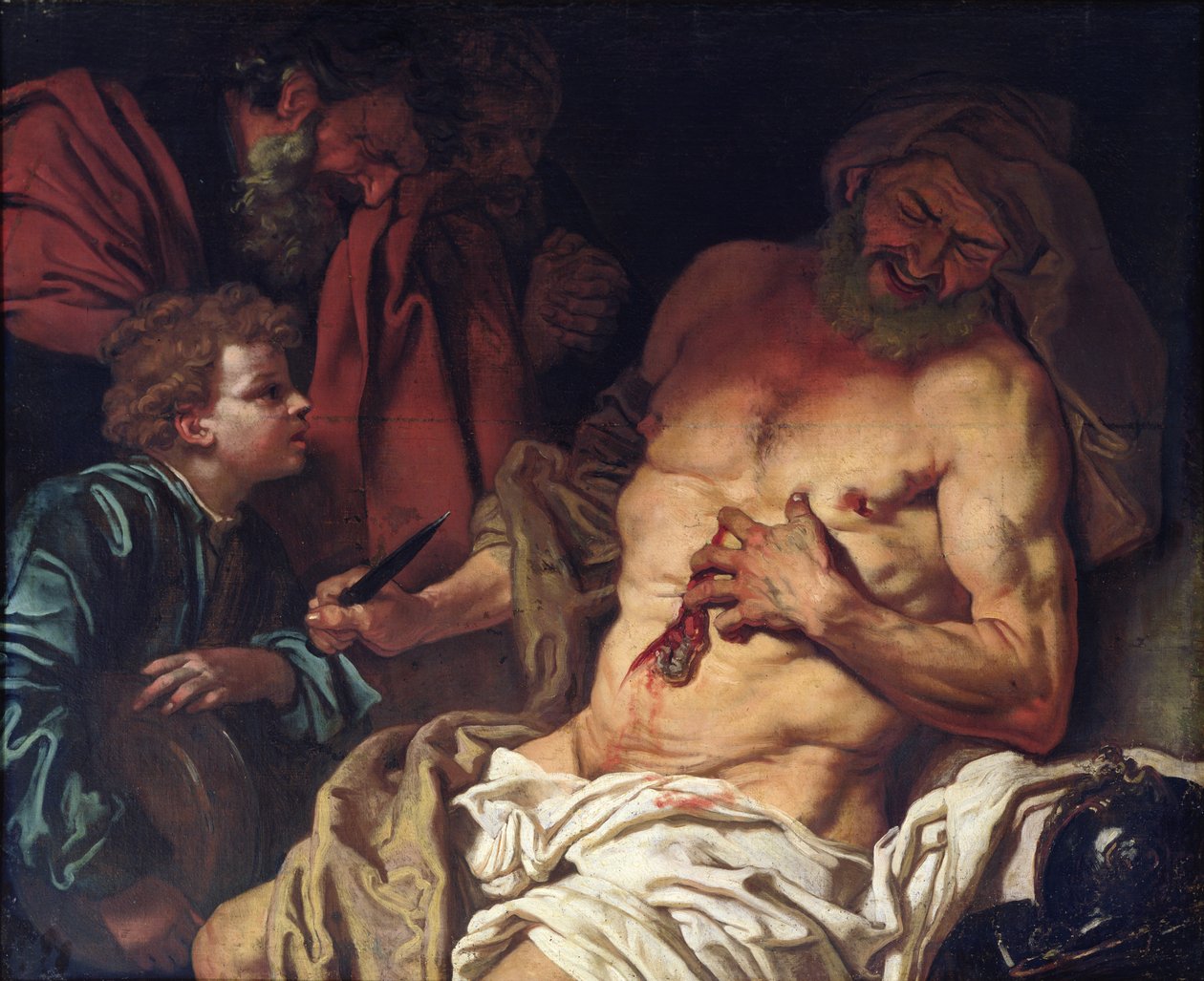 Catos død af Johann Karl Loth