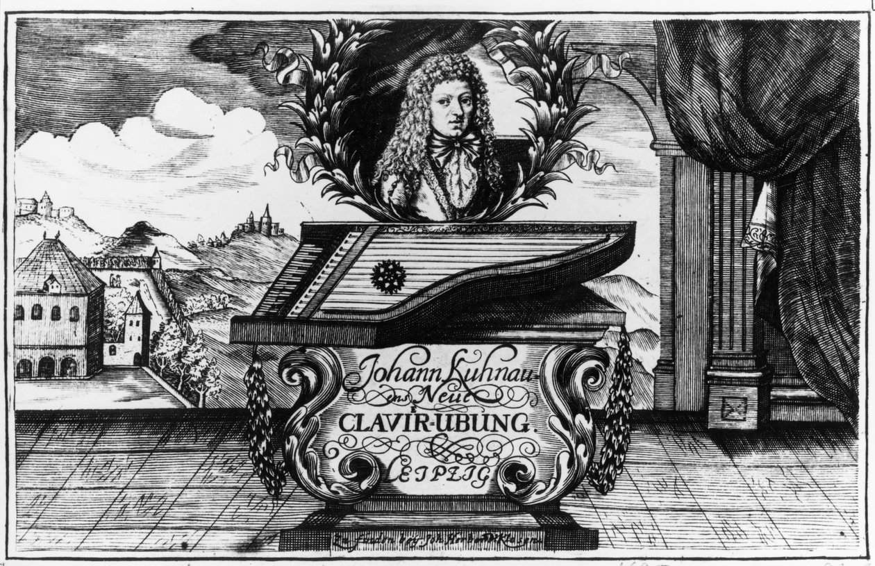 Ny klaverøvelse, 1689 af Johann Kuhnau