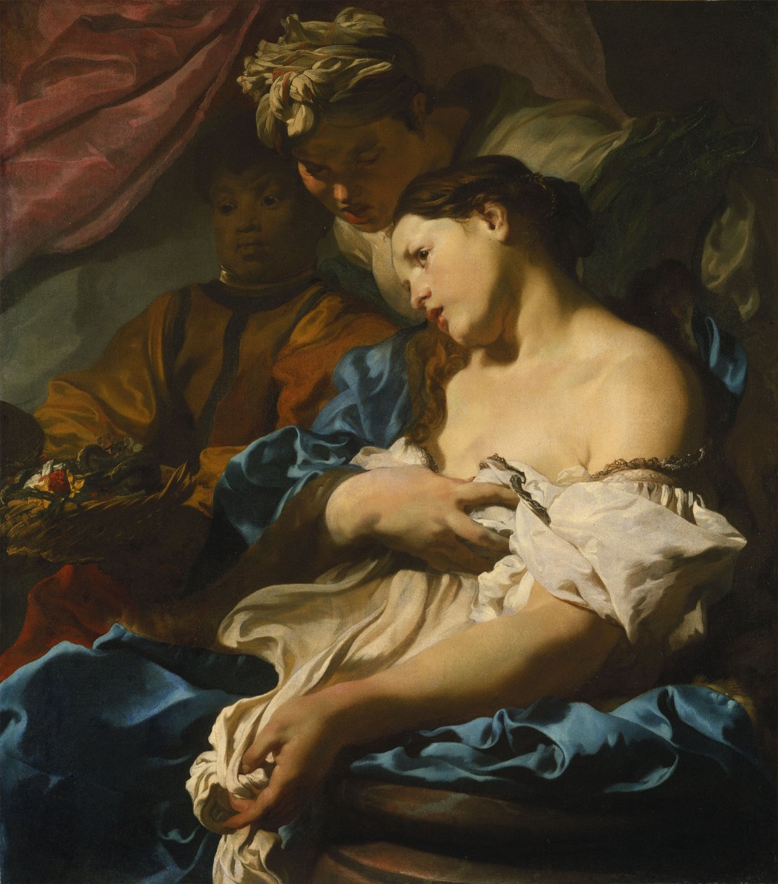 Cleopatras død af Johann Liss