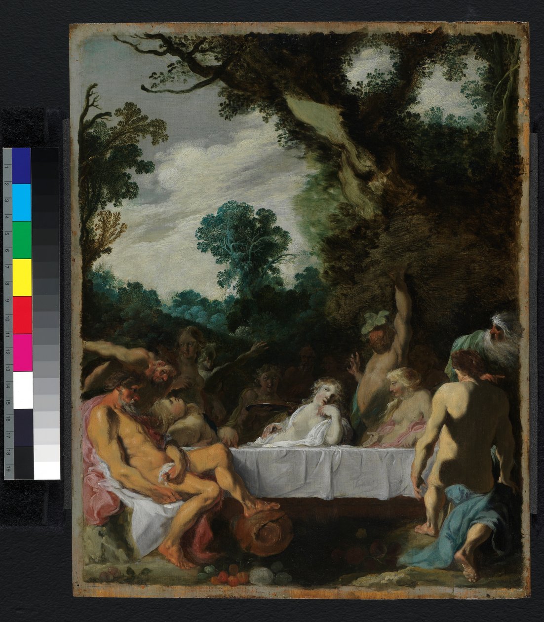A Bacchanalian Fest, ca. 1617 af Johann Liss or Lis or von Lys