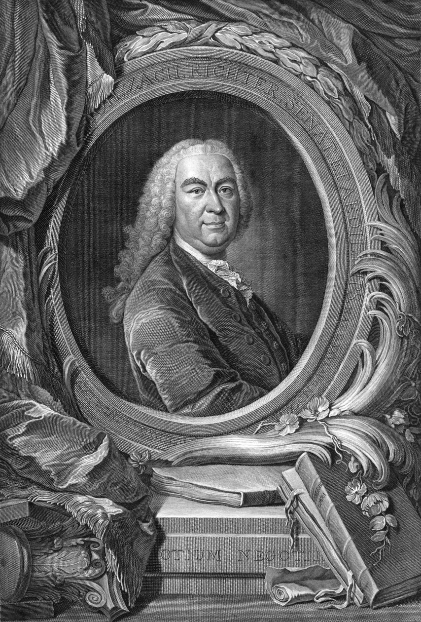 Afbildet person: Johann Christoph Richter af Martin Bernigeroth