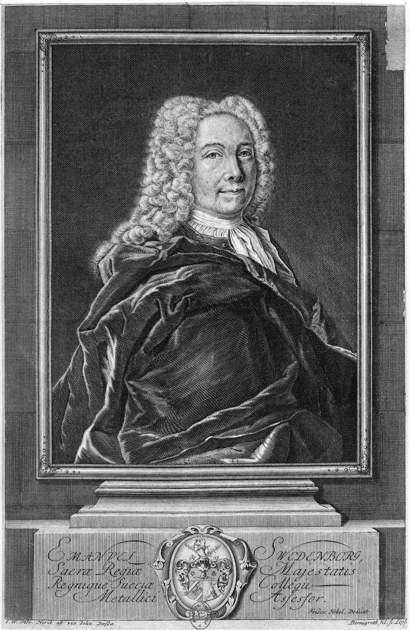 Emanuel Swedenborg (1688-1772) af Martin Bernigeroth